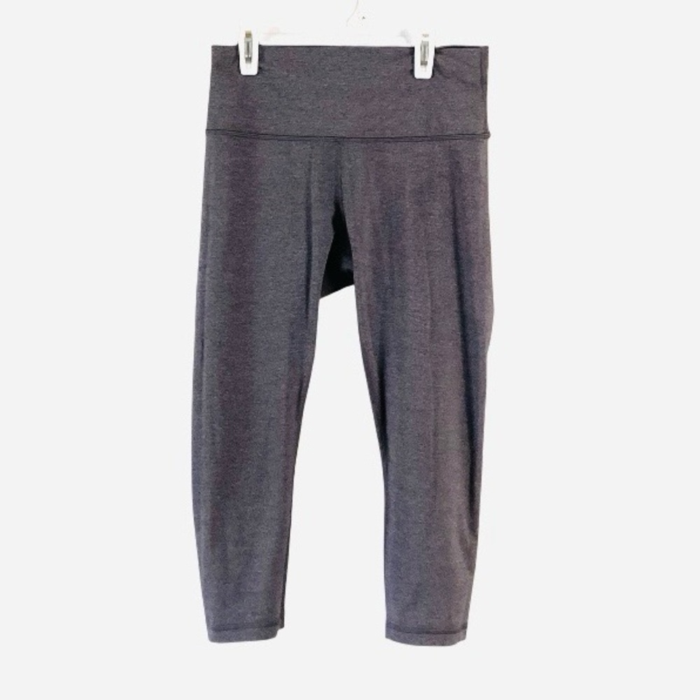 Lululemon Heather Gray High Rise Leggings Tights 10